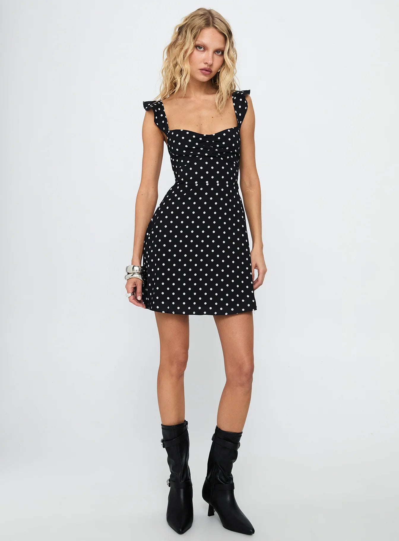 Polka Dot Maxi Dress
