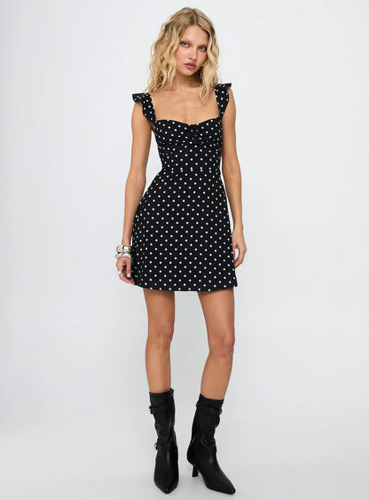 Polka Dot Maxi Dress