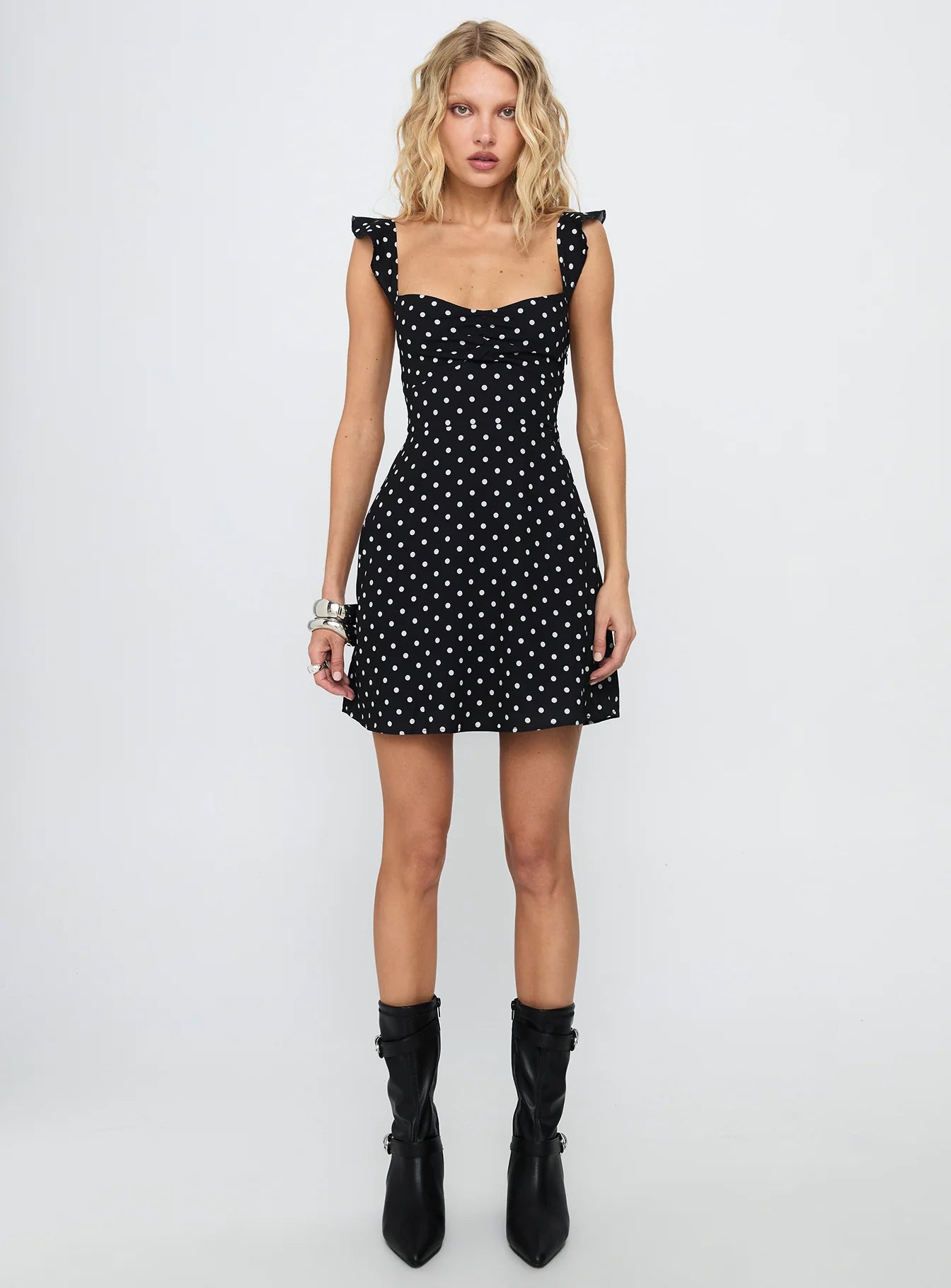 Polka Dot Maxi Dress