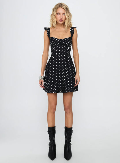 Polka Dot Maxi Dress